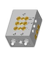 Прогрессивные модульные распределители серии SXO с алюминиевым корпусом--Dropsa  